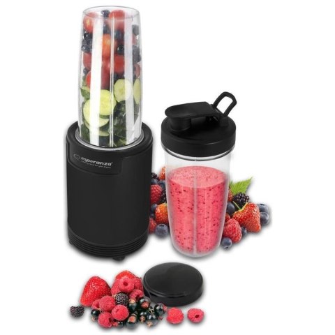 Blender kielichowy Esperanza EKM029 Nutri Shot 6 w 1 700W czarny ESPERANZA Blender kielichowy Esperanza EKM029 Nutri Shot 6 w 1 700W czarny ESPERANZA