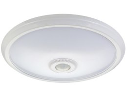 Plafon LED Maclean MCE131 ACU 12W z czujnikiem ruchu pir i zasilaniem awaryjnym zasięg 6m Maclean