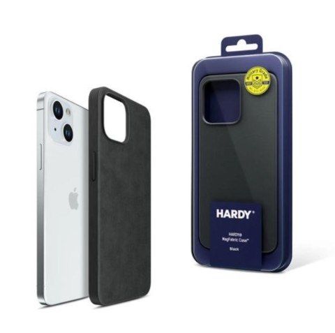 Etui na Apple iPhone 15 z MagSafe- 3mk HARDY MagFabric Case Black 3mk Protection
