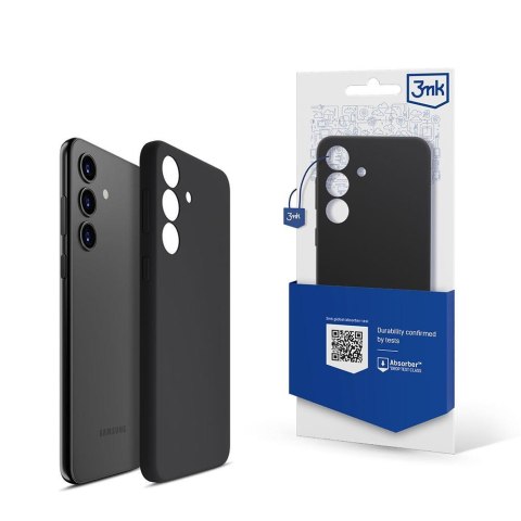 Etui na telefon 3mk do Samsung Galaxy S24 silikonowe, czarne 3mk Protection Etui na telefon 3mk do Samsung Galaxy S24 silikonowe, czarne 3mk Protection