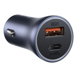 Ładowarka samochodowa Baseus CCJD-0G 40W z gniazdem USB Quick Charge 3.0 + USB-C PD Baseus