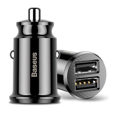 Ładowarka samochodowa Baseus Grain C8-K CCALL-ML01 3.1A z dwoma gniazdami USB Baseus