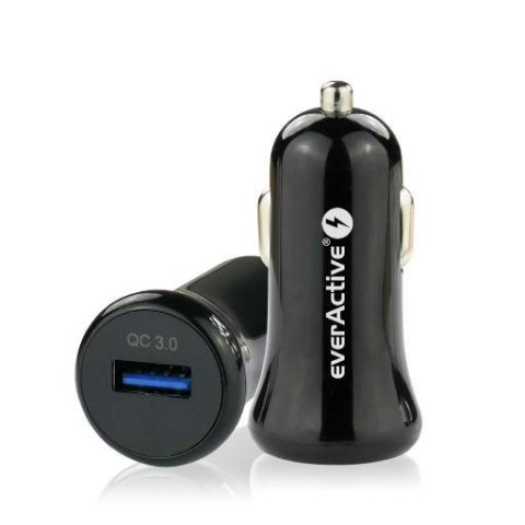 Ładowarka samochodowa everActive CC-10 z gniazdem USB Quick Charge 3.0 18W Everactive