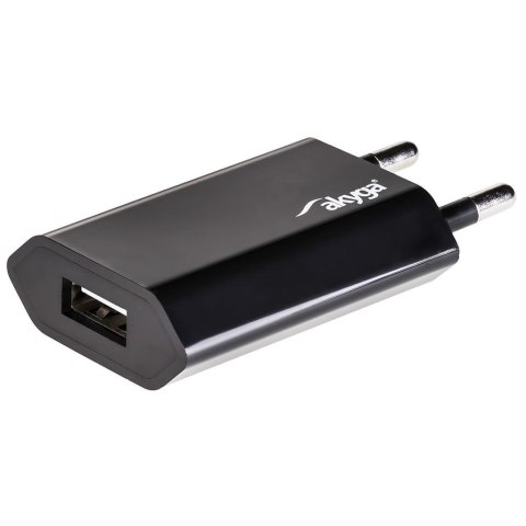 Ładowarka sieciowa Akyga AK-CH-03BK 240V 1xUSB 1000mA czarna AKYGA Ładowarka sieciowa Akyga AK-CH-03BK 240V 1xUSB 1000mA czarna AKYGA