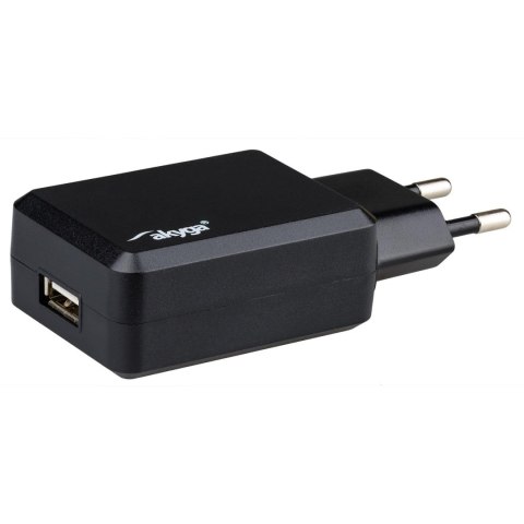 Ładowarka sieciowa Akyga AK-CH-06 240V 1xUSB 2100mA czarna AKYGA