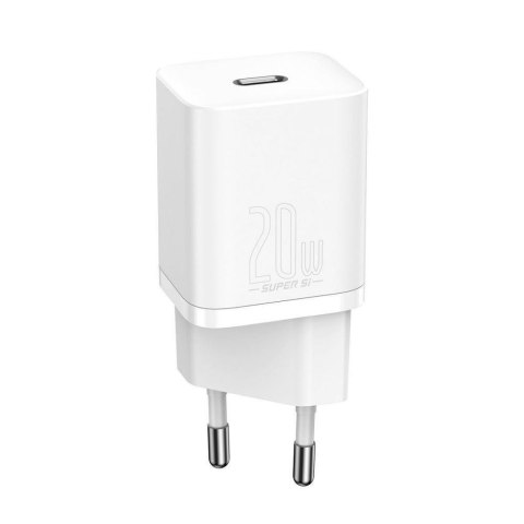 Ładowarka sieciowa Baseus Super Si Quick Charger 1C 20W CCSUP-B02 szybka ładowarka sieciowa z gniazdem USB-C Baseus Ładowarka sieciowa Baseus Super Si Quick Charger 1C 20W CCSUP-B02 szybka ładowarka sieciowa z gniazdem USB-C Baseus