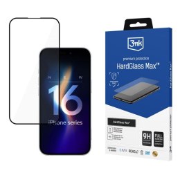 Szkło hartowane do Apple iPhone 16 - 3mk HardGlass Max™ 3mk Protection