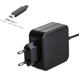 Zasilacz sieciowy Akyga AK-ND-70 do notebooka 20V/3 - 3,25A 65W USB type C AKYGA