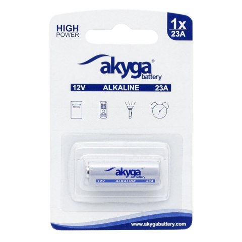 Bateria alkaliczna Akyga AKY2101 23A Zn-MnO2, 12V/48mAh 1szt/blister AKYGA Bateria alkaliczna Akyga AKY2101 23A Zn-MnO2, 12V/48mAh 1szt/blister AKYGA