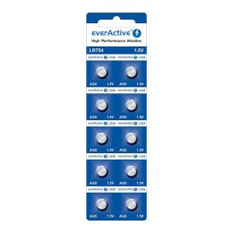 Bateria alkaliczna mini everActive AG5 G5 LR754 LR48 - blister 10 sztuk Everactive
