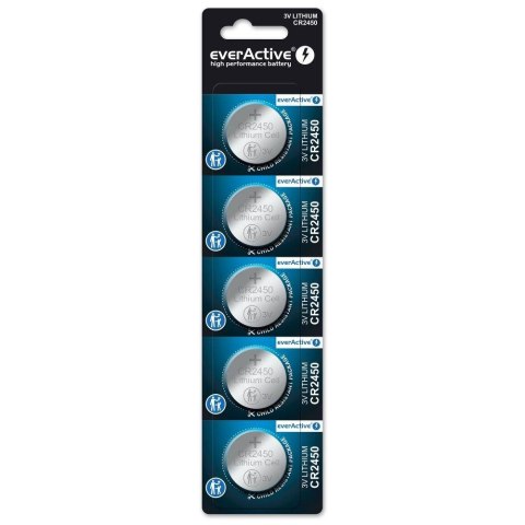 Bateria litowa CR2450 everActive 5 szt. Everactive
