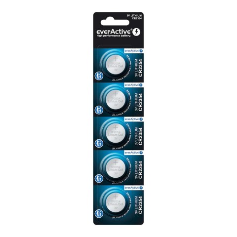 Bateria litowa mini everActive CR2354 - blister 5 sztuk Everactive