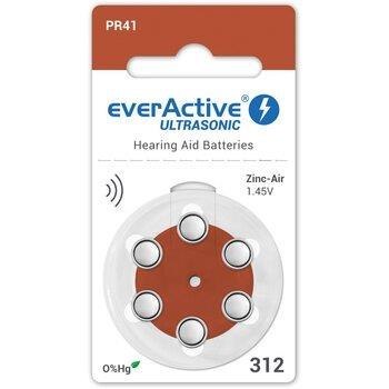 Baterie do aparatów słuchowych 312 / PR41 everActive ULTRASONIC 312- 6 sztuk Everactive Baterie do aparatów słuchowych 312 / PR41 everActive ULTRASONIC 312- 6 sztuk Everactive