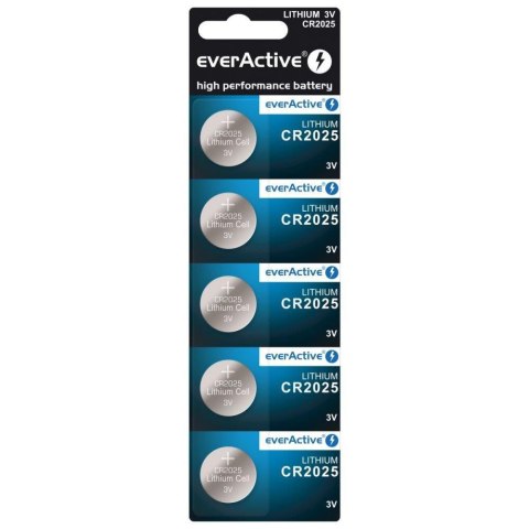 Baterie litowe CR2025 everActive 5 szt. Everactive