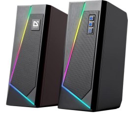 Głośniki Defender SOLAR 3 2.0 10W Bluetooth USB podświetlenie RGB Defender