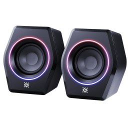 Głośniki Defender SOLAR 9 2.0 10W Bluetooth USB podświetlenie RGB Defender