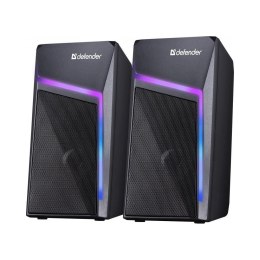 Głośniki Defender STELLAR 2.0 6W USB podświetlenie LED RGB Defender