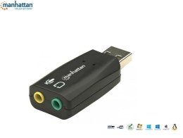 Karta dźwiękowa zewnętrzna Manhattan 3D Virtual 5.1 / USB 2.0 Manhattan