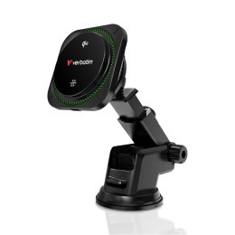 Ładowarka samochodowa magnetyczna bezprzewodowa Charge 'n' Drive Verbatim 15W Qi2 RGB Verbatim