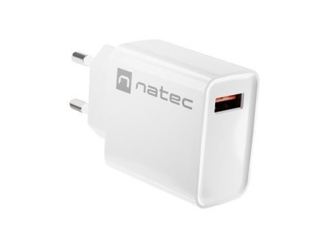 Ładowarka sieciowa Natec Ribera 1x USB-A 18W biała Natec Ładowarka sieciowa Natec Ribera 1x USB-A 18W biała Natec