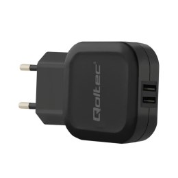 Ładowarka sieciowa Qoltec 12W 5V 2,4A 2xUSB Qoltec