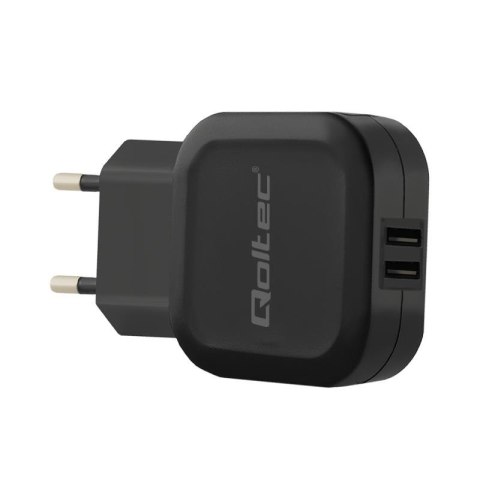 Ładowarka sieciowa Qoltec 12W 5V 2,4A 2xUSB Qoltec Ładowarka sieciowa Qoltec 12W 5V 2,4A 2xUSB Qoltec