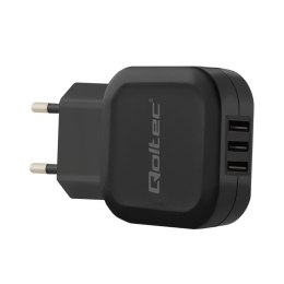 Ładowarka sieciowa Qoltec 17W 5V 3,4A 3xUSB Qoltec