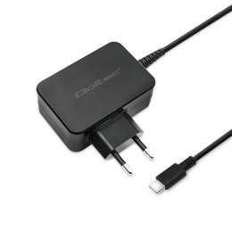 Ładowarka sieciowa Qoltec 65W | 5-20V | 3-3.25A | USB typ C | PD | Czarna Qoltec
