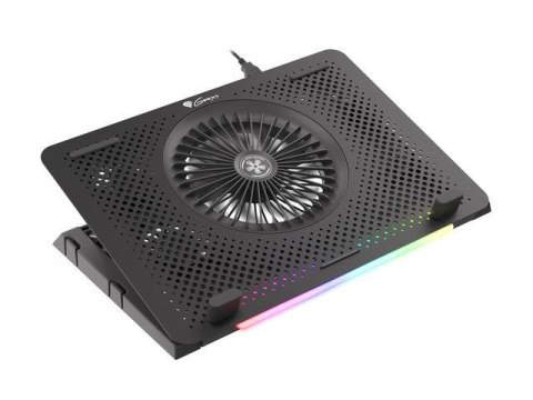 Podstawka pod notebooka Genesis Oxid 450 15.6" podświetlenie RGB, 5 wentylatorów Genesis