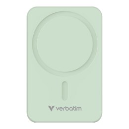 Powerbank Verbatim Charge 'n' Go Essentials Magnetic Wireless 20000mAh USB-C PD 3.0 Green Verbatim