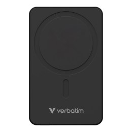 Powerbank Verbatim Charge 'n' Go Essentials Magnetic Wireless 5000mAh USB-C PD 3.0 Black Verbatim