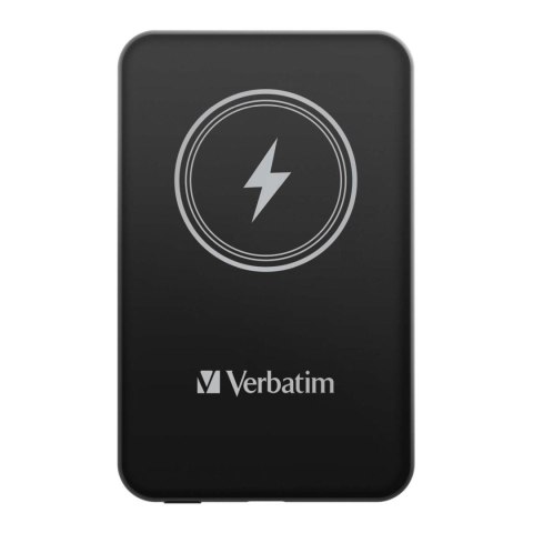 Powerbank Verbatim Charge 'n' Go Magnetic Wireless 10000mAh USB-C PD 3.0 Black Verbatim Powerbank Verbatim Charge 'n' Go Magnetic Wireless 10000mAh USB-C PD 3.0 Black Verbatim