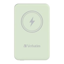 Powerbank Verbatim Charge 'n' Go Magnetic Wireless 10000mAh USB-C PD 3.0 Green Verbatim