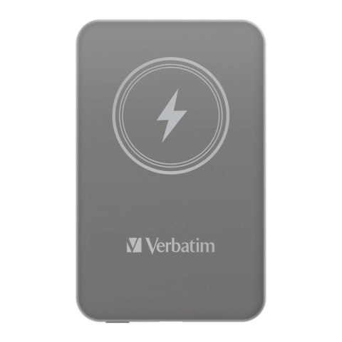 Powerbank Verbatim Charge 'n' Go Magnetic Wireless 10000mAh USB-C PD 3.0 Grey Verbatim Powerbank Verbatim Charge 'n' Go Magnetic Wireless 10000mAh USB-C PD 3.0 Grey Verbatim