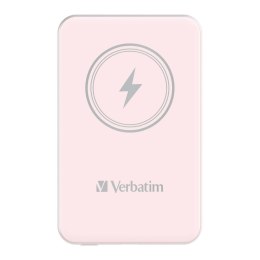 Powerbank Verbatim Charge 'n' Go Magnetic Wireless 10000mAh USB-C PD 3.0 Pink Verbatim