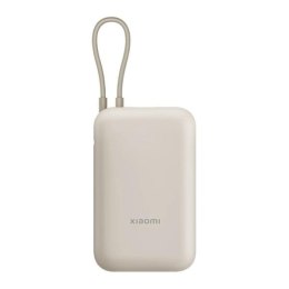 Powerbank Xiaomi 22,5W 10000mAh 2xUSB-C 1xUSB-A wbudowany kabel Tan XIAOMI