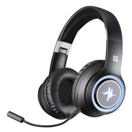 Słuchawki z mikrofonem Defender FREEMOTION B571 bezprzewodowe Bluetooth podświetlane + MP3 Player + mikrofon, czarne Defender