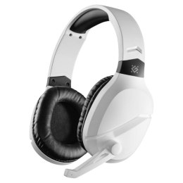 Słuchawki z mikrofonem Defender PHANTOM PRO 7.1 bezprzewodowe białe Bluetooth + RF 2.4GHz + GRA Defender