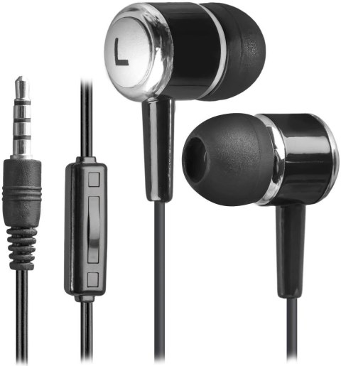 Słuchawki z mikrofonem Defender PULSE 427 douszne 4-pin czarne Defender Słuchawki z mikrofonem Defender PULSE 427 douszne 4-pin czarne Defender