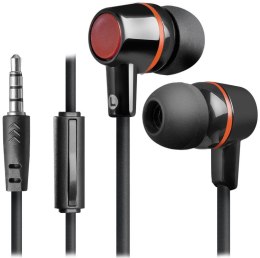 Słuchawki z mikrofonem Defender PULSE 428 douszne 4-pin czarno-czerwone Defender
