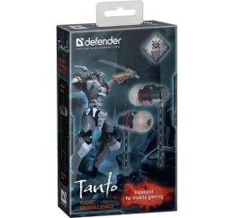 Słuchawki z mikrofonem Defender TANTO douszne gaming czarno-czerwone Defender