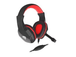 Słuchawki z mikrofonem Genesis Argon 110 Gaming czarno-czerwone Genesis