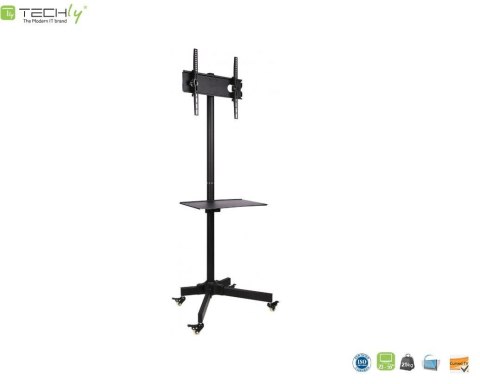 Stojak mobilny Techly 23"-55", 25kg regulowany Techly Stojak mobilny Techly 23"-55", 25kg regulowany Techly