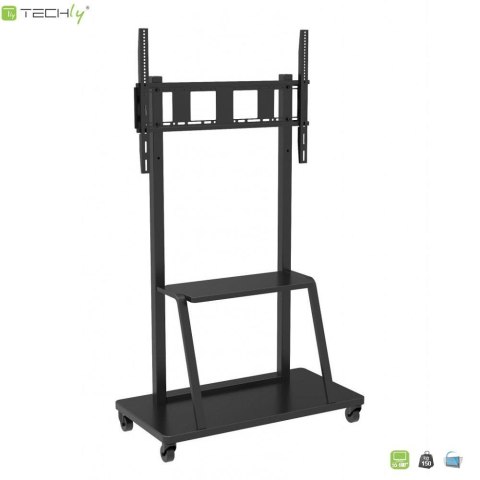 Stojak mobilny Techly 55"-100", 150kg z półką Techly