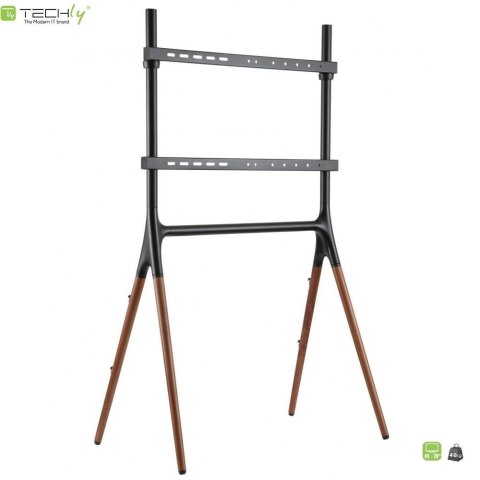 Stojak podłogowy LCD/LED Techly 49"-70" 40kg drewno Techly