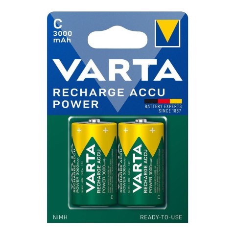 Akumulatorki VARTA Recharge Power Accu 3000mAh HR14/C 2szt Varta Baterie