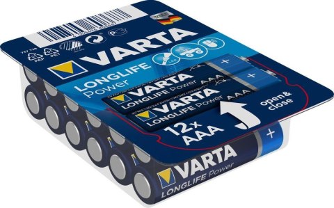Baterie VARTA Longlife Power AAA 1.5V 12 szt Varta Baterie Baterie VARTA Longlife Power AAA 1.5V 12 szt Varta Baterie