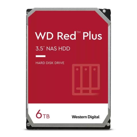 Dysk WD Red™ Plus WD60EFPX 6TB 3,5" 256MB SATA III Western Digital Dysk WD Red™ Plus WD60EFPX 6TB 3,5" 256MB SATA III Western Digital