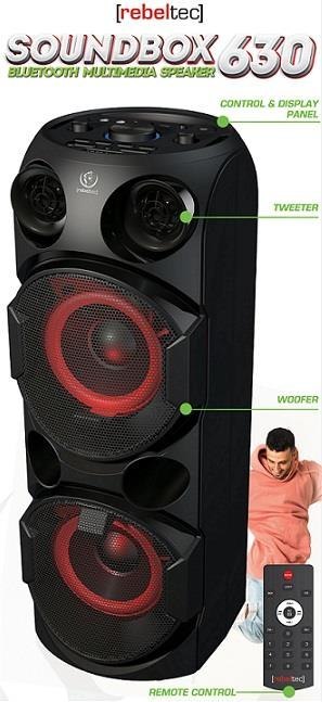 Głośnik Bluetooth TWS/FM/USB Rebeltec SoundBox 630 Rebeltec