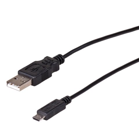 Kabel USB 2.0 Akyga AK-USB-01 USB A(M) - micro USB B(M) 1,8m czarny AKYGA Kabel USB 2.0 Akyga AK-USB-01 USB A(M) - micro USB B(M) 1,8m czarny AKYGA